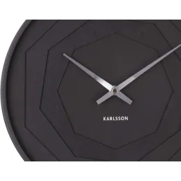Horloge ronde en bois Origami 30 cm