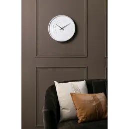 Horloge ronde en bois Origami 30 cm