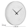 Horloge ronde en bois Origami 30 cm