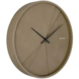 Horloge ronde en bois Lines 30 cm