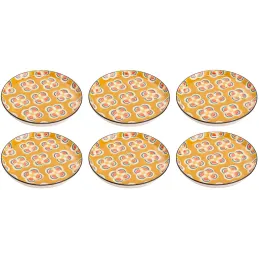 Assiette plate à motifs Imany (Lot de 6)