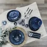 Gobelet expresso en grès bleu Au grès du temps