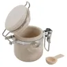 Bocal céramique avec cuillère en bois