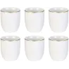 Tasse en porcelaine liseré doré 18 cl