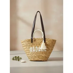 Sac en jonc Madame 