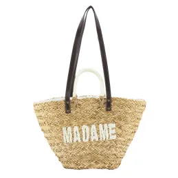 Sac en jonc Madame 