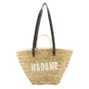 Sac en jonc Madame 