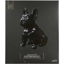 Bouledogue en céramique assis 30 cm