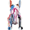Bouledogue en céramique assis 20 cm