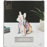 Bouledogue en céramique assis 20 cm