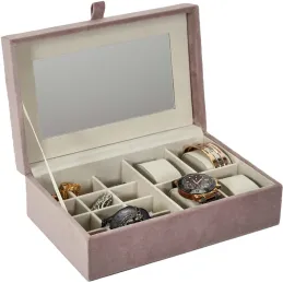 Boite à bijoux et montres en velours