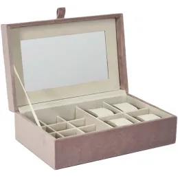 Boite à bijoux et montres en velours