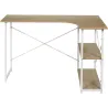 Bureau d'angle en bois et métal Job
