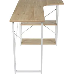 Bureau d'angle en bois et métal Job