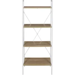Etagère en bois et métal 60 x 32.5 x 148 cm Nina