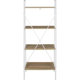 Etagère en bois et métal 60 x 32.5 x 148 cm Nina