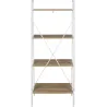 Etagère en bois et métal 60 x 32.5 x 148 cm Nina