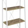 Etagère en bois et métal 60 x 32.5 x 148 cm Nina
