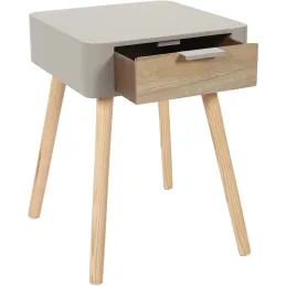 Chevet en bois 1 tiroir Zoran