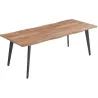 Table extensible plateau en bois 6 à 8 personnes Forest