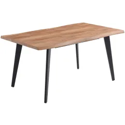 Table extensible plateau en bois 6 à 8 personnes Forest