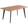 Table extensible plateau en bois 6 à 8 personnes Forest