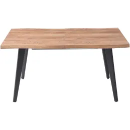 Table extensible plateau en bois 6 à 8 personnes Forest