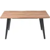 Table extensible plateau en bois 6 à 8 personnes Forest