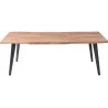 Table extensible plateau en bois 6 à 8 personnes Forest