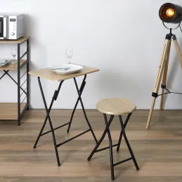 Table d'appont plateau en bois ULM