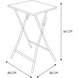 Table d'appont plateau en bois ULM