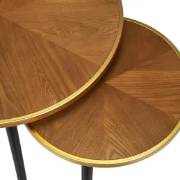 Tables gigognes en pin Felix (Lot de 2)