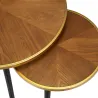 Tables gigognes en pin Felix (Lot de 2)