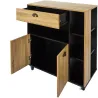 Meuble desserte de cuisine en bois Chef