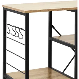 Etagère de cuisine en bois et métal Stan