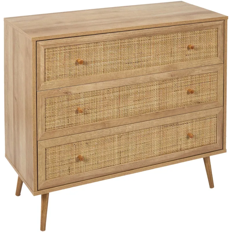 Commode en bois 3 tiroirs Bali