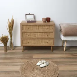 Commode en bois 3 tiroirs Bali