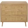 Commode en bois 3 tiroirs Bali