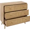 Commode en bois 3 tiroirs Bali