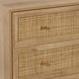 Commode en bois 3 tiroirs Bali