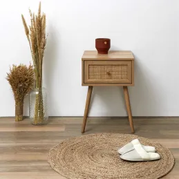 Chevet en bois 1 tiroir Bali