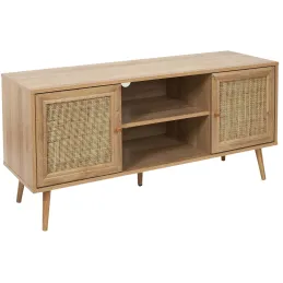 Meuble TV en bois 2 portes Bali