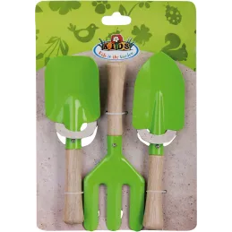 Kit petit jardinier accessoires pour enfant en métal