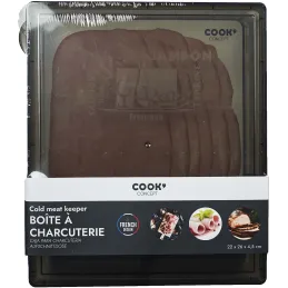 Boite à charcuterie en plastique 23 x 26 cm