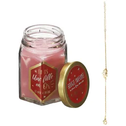 Bougie parfumée en bocal avec bijou surprise