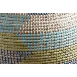 Panier rond jonc de mer (Lot de 3)