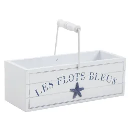 Panier en bois Les flots bleus