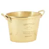 Seau à champagne doré