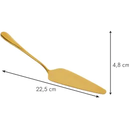 Pelle à tarte en inox doré 22 cm