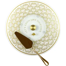 Pelle à tarte en inox doré 22 cm